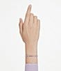 Swarovski Matrix Purple Baguette Cut Adjustable Bracelet, Color:Purple - Image 6