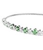 Swarovski Matrix Round Cut CZ Adjustable Bracelet - Image 2