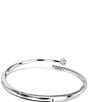 Swarovski Matrix Round Cut CZ Bangle Bracelet - Image 2