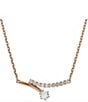 Swarovski Matrix Round Cut CZ Collar Necklace - Image 1
