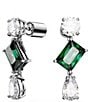 Color:Silver - Image 2 - Mesmera Crystal Drop Earrings