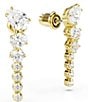 Swarovski Mesmera Mixed Cut CZ Drop Earrings - Image 3