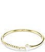 Swarovski Mesmera Mixed Cut CZ Open Bangle Bracelet - Image 1