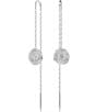 Color:Silver - Image 1 - Meteora Crystal Drop Earrings