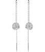 Color:Silver - Image 2 - Meteora Crystal Drop Earrings