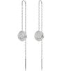 Color:Silver - Image 3 - Meteora Crystal Drop Earrings