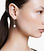 Color:Silver - Image 5 - Meteora Crystal Drop Earrings