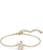 Swarovski Mixed Cut Swan Bangle Bracelet - Image 1