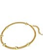 Color:Gold - Image 2 - Numina Crystal Round Cut Chain Collar Necklace