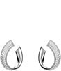 Color:Silver - Image 1 - Small Exist Hoop Earrings