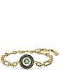 Color:Gold/Green - Image 1 - Crystal Sparkling Dance Contemporary Line Bracelet