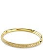 Swarovski Sublima Crystal Pave Bangle Bracelet, Color:Gold - Image 3