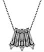 Swarovski Sublima Crystal Short Pendant Necklace, Color:Ruthenium - Image 3