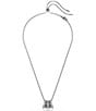 Swarovski Sublima Crystal Short Pendant Necklace, Color:Ruthenium - Image 4