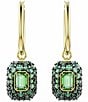 Swarovski Sublima Octagon Cut CZ Drop Earrings - Image 2