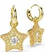 Swarovski Sublima Round Cut Star Drop Earrings - Image 1