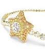 Swarovski Sublima Round Cut Star Gold Adjustable Bracelet - Image 3