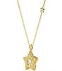Swarovski Sublima Round Cut Star Gold Short Pendant Necklace - Image 2
