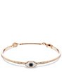 Swarovski Symbolica Multicolored Crystal Evil Eye Bangle Bracelet - Image 1