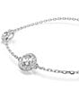 Swarovski Una Angelic Double Sided Motif Adjustable Bracelet, Color:Silver - Image 3