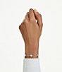 Swarovski Una Angelic Double Sided Motif Adjustable Bracelet, Color:Silver - Image 7