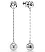 Swarovski Una Angelic Drop Earrings, Color:Silver - Image 3