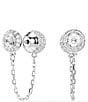 Swarovski Una Angelic Drop Earrings, Color:Silver - Image 4