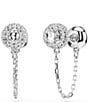 Swarovski Una Angelic Drop Earrings, Color:Silver - Image 5