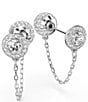 Swarovski Una Angelic Drop Earrings, Color:Silver - Image 6