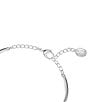 Color:Silver - Image 5 - Volta Collection Crystal Bow Bangle Bracelet