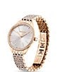 Color:Rose Gold - Image 3 - Women's Attract Silver Dial Rose Gold Bracelet Watch
