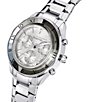 Color:Silver - Image 3 - Women's Dextera Analog Silver Stainless Steel Chronograph Bracelet Watch