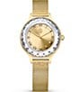 Color:Gold - Image 1 - Women's Octea Nova Quartz Analog Gold Stainless Steel Bracelet Watch