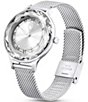 Color:Silver - Image 3 - Women's Octea Nova Quartz Analog Stainless Steel Mesh Bracelet Watch