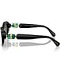 Color:Black - Image 3 - Women's SK6002 53mm Oval Sunglasses