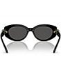 Color:Black - Image 4 - Women's SK6002 53mm Oval Sunglasses