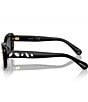 Color:Black - Image 3 - Women's SK6008 54mm Rectangle Sunglasses