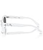 Color:Milky White - Image 3 - Women's SK6019F 54mm Mirrored Crystal Cat Eye Sunglasses