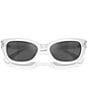 Color:Milky White - Image 5 - Women's SK6019F 54mm Mirrored Crystal Cat Eye Sunglasses