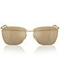 Color:Yellow - Image 2 - Women's SK7006 58mm Rectangle Sunglasses