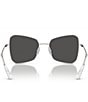 Color:Silver - Image 4 - Women's SK7008 57mm Butterfly Sunglasses