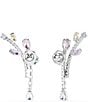 Swarovski x Ariana Grande Multicolored Crystal Drop Earrings - Image 2