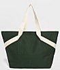 Sweaty Betty London Logo Canvas Tote Bag, Color:Trek Green - Image 2