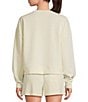 Sweaty Betty Sand Wash Cloudweight Crew Neck Long Sleeve Sweatshirt, Color:Buttercream Yellow - Image 2