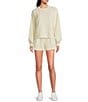 Sweaty Betty Sand Wash Cloudweight Crew Neck Long Sleeve Sweatshirt, Color:Buttercream Yellow - Image 3