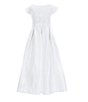 Color:White - Image 1 - Big Girls 7-16 Lace/Satin Pocketed A-Line Dress