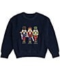 Sweet Wink Boys Nutcracker Patch Christmas Sweater - Image 1