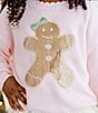 Sweet Wink Girls Gingerbread Sequin Patch Sweater - Image 5