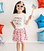 Sweet Wink Little/Big Girls 2-10 Red White Cute Tutu, Color:Red White Cutie - Image 4