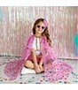 Sweet Wink Raspberry Confetti Dress-Up Cape, Color:Pink - Image 4